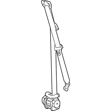 GM 84493971 Belt & Retractor