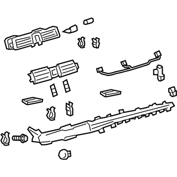 Lexus 55470-50060 GARNISH Assembly, INSTR