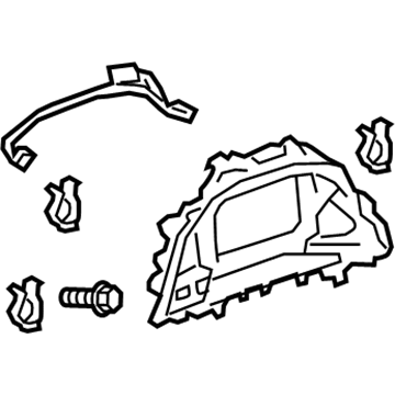 Lexus 55410-50680-D3 Panel Assembly, Instrument
