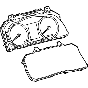 Toyota 83800-0E490-RP Cluster Assembly