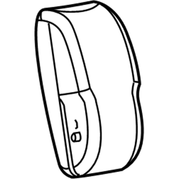 GM 19121878 Armrest