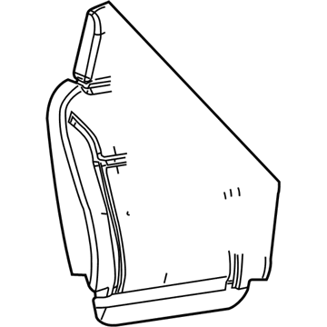 GM 19150353 Seat Back Pad