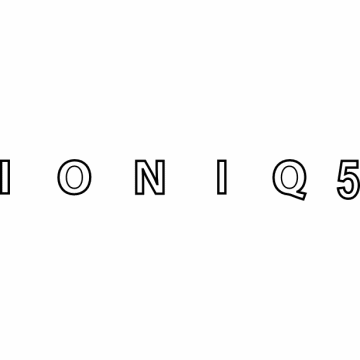 Hyundai 86310-GI000 EMBLEM-IONIQ