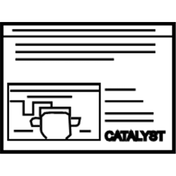 Nissan 14805-1SX0A Emission Label