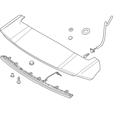 Kia 87210AT000 SPOILER ASSY-RR