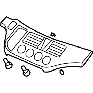 Honda 77251-SHJ-A01ZB Panel Assy., Center *NH599L* (UM MAT LIGHT SILVER)