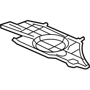 Honda 77346-SHJ-A00 Cover, Passenger (Lower)