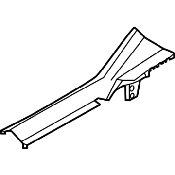 Nissan 769B6-5MP0A PLATE-KICKING, REAR RH