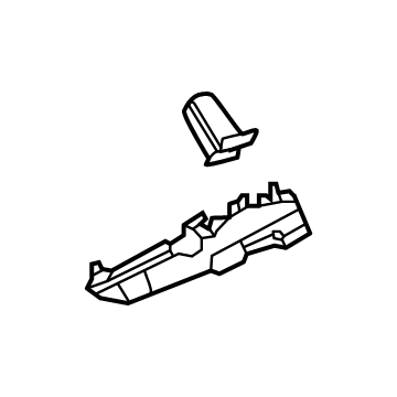 Nissan 76994-5MP0A BRACKET-REAR SIDE, RH