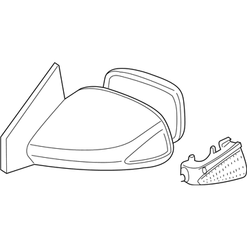 Toyota 87910-21190-J5 Mirror Assembly