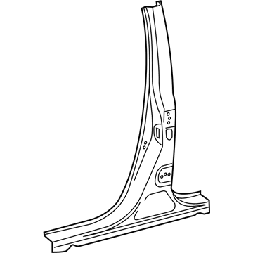 Lexus 61311-0E070 Pillar, Center Body, Outer