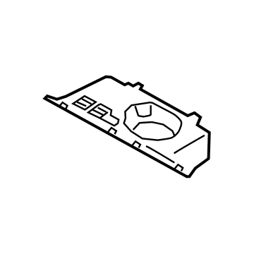 Hyundai 97285-S2000 Cover Assembly-Under, RH