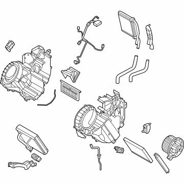 Kia 97900R0300 Rr HTR & A/CON Unit