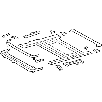 Lexus 63203-50060 Housing Sub-Assy, Sliding Roof