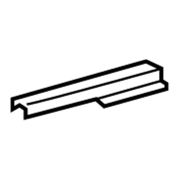 Lexus 63219-50030 Plate, Sliding Roof Panel