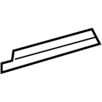 Lexus 63217-50040 Garnish, Sliding Roof Side, RH
