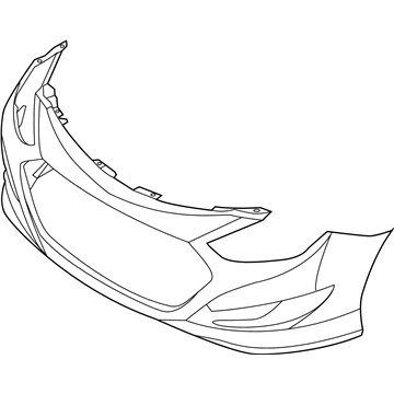 Hyundai 86511-4R000 Front Bumper Cover