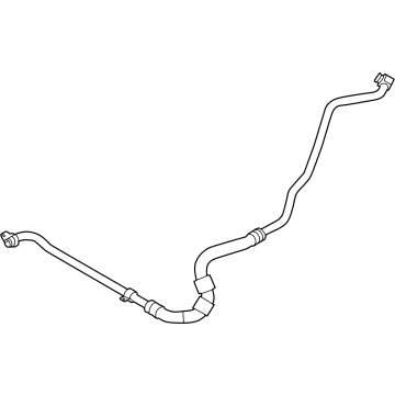 BMW 17-22-8-848-389 RETURN LINE, ENGINE OIL COOL