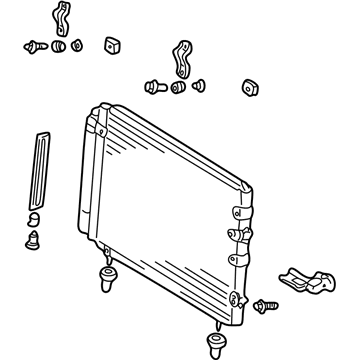 Lexus 88460-24091 CONDENSER Assembly