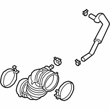 Hyundai 28140-H9600 Hose Assembly-Air Intake