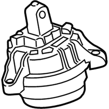 BMW 22-11-6-858-975 Engine Mount Left