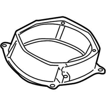 Nissan 28166-9N10A Bracket-Front Speaker, RH