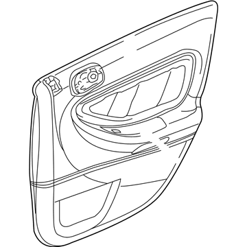 Mopar RE951DVAC Panel-Rear Door Trim