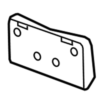 GM 25798784 License Bracket