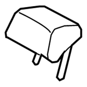Hyundai 89730-F2000-XGH Headrest Assembly-Rear Seat Center
