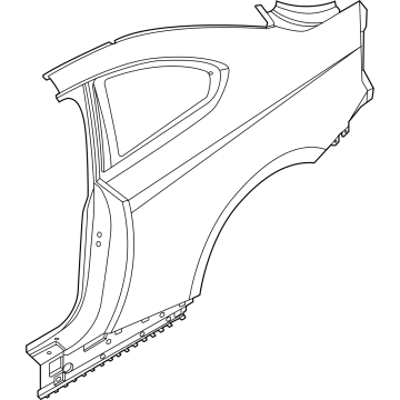 BMW 41-00-9-622-065 LEFT REAR SIDE PANEL