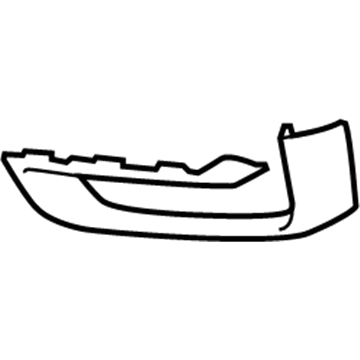 BMW 51-11-7-308-043 Trim, Grille, Side, Left