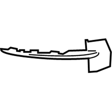 BMW 51-11-7-303-113 Trim, Grille, Side, Left