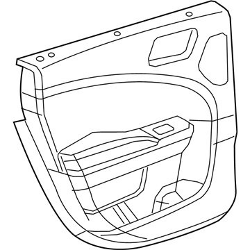 Mopar 5PF821X9AI PANELASSY-Rear Door Trim