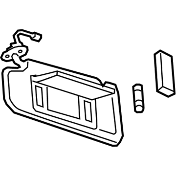 GM 84196864 Sunvisor