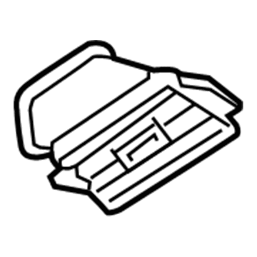 BMW 64-22-9-292-739 Fresh Air Grille, Left