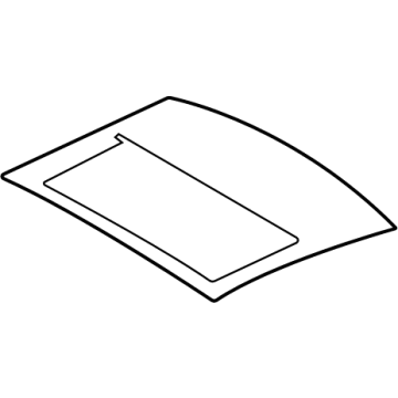 BMW 54-10-8-495-820 STATIONARY GLASS SECTION