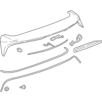 GM 84679998 SPOILER ASM-R/END