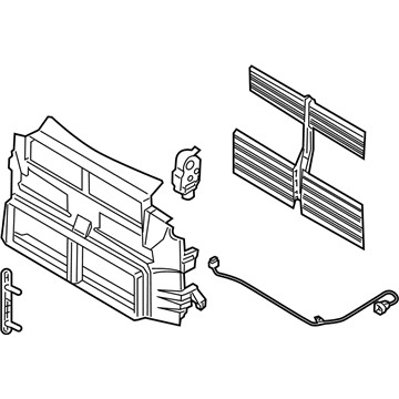 Ford F1EZ-8475-A Radiator Shutter Assembly