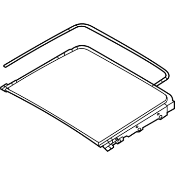 Nissan 91604-9FV0A Glass Assembly SUNROOF, Rear