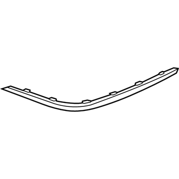 Hyundai 86681-3L700 Moulding Assembly-Rear Bumper, LH