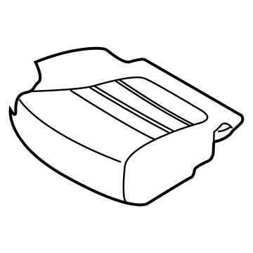 Kia 89260C6000C61 2Nd Seat Cushion Covering Assembly, Right