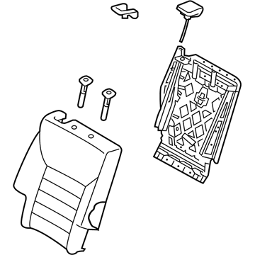 Kia 89400C6010C61 Back Assembly-2ND Seat, R