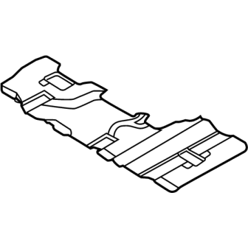 BMW 16-11-9-425-972 FOAM PART VIBRATION DAMPING