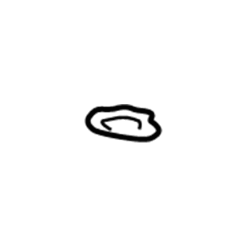 Lexus 73345-50010-C0 Guide, Rear Seat Shoulder Belt, Center