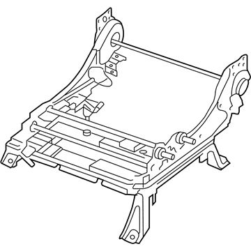Nissan 87450-ZP20C ADJUSTER Assembly Front Seat, LH