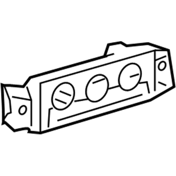GM 9351335 Heater Control Assembly