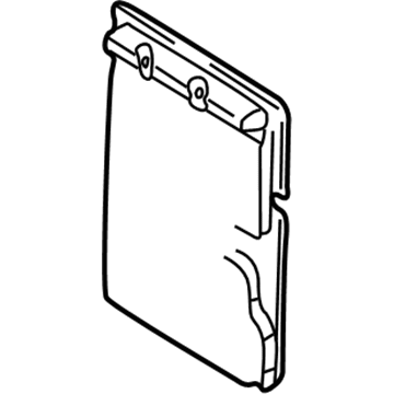 Hyundai 89301-2D150 Frame Assembly-Rear Seat Back, LH