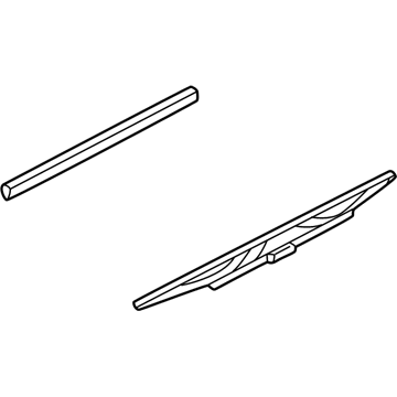 Nissan 28790-41G05 Rear Windshield Wiper Blade Assembly