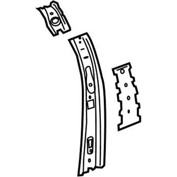 GM 20917974 Inner Center Pillar