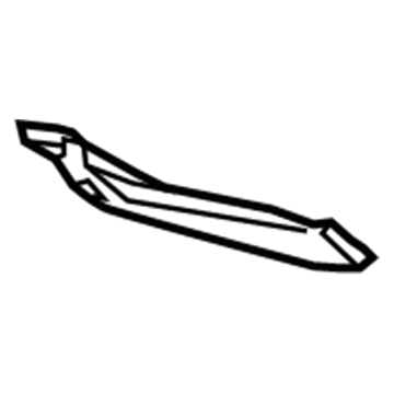 GM 20853198 Gutter